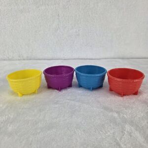 Jumping Jack 2013 Replacement Baskets Lot Of 4 Colored Cups Goliath Game‎ Parts